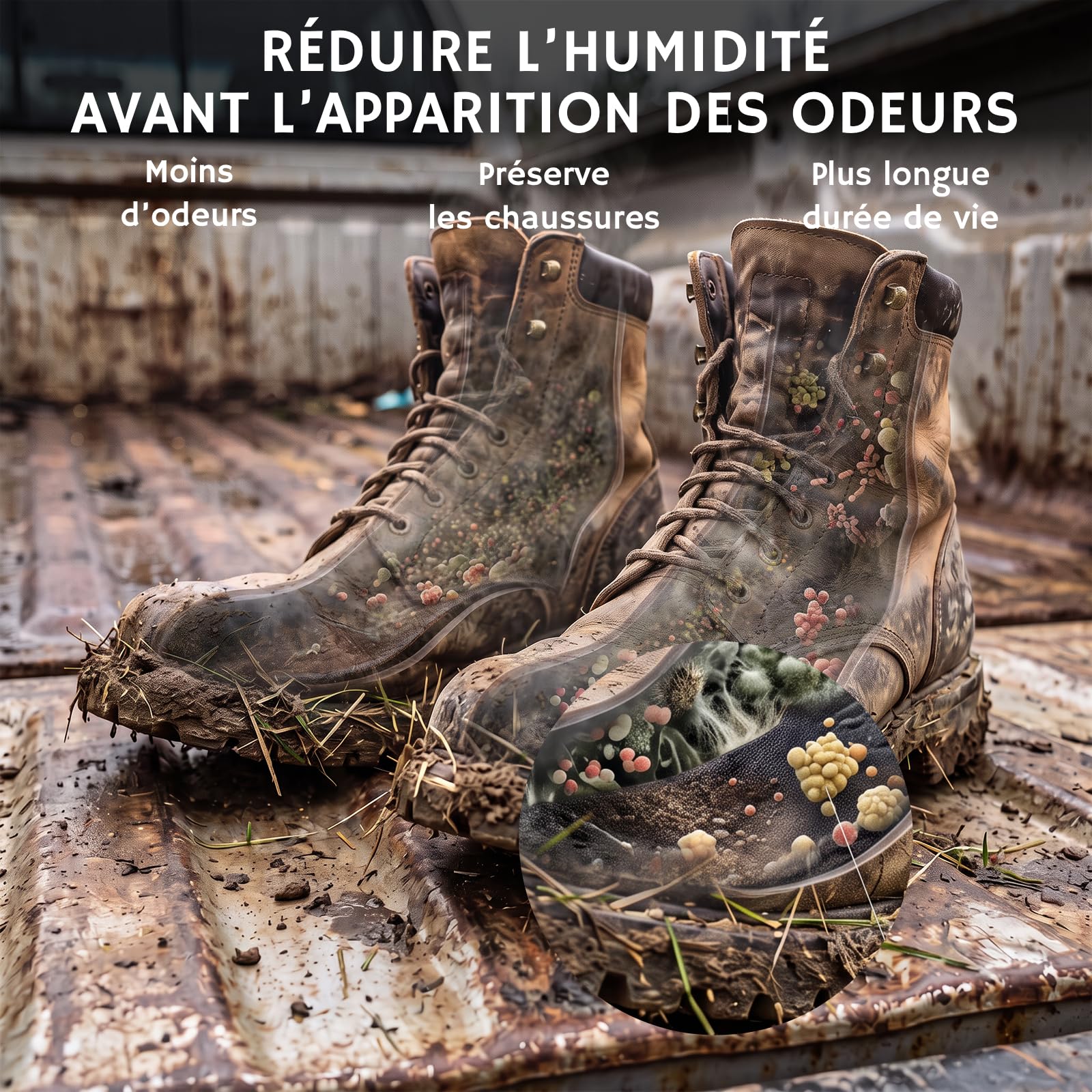 AIRTHEREAL SD36 Sèche-Chaussures Électrique, Silencieux et Sans Ventilateur