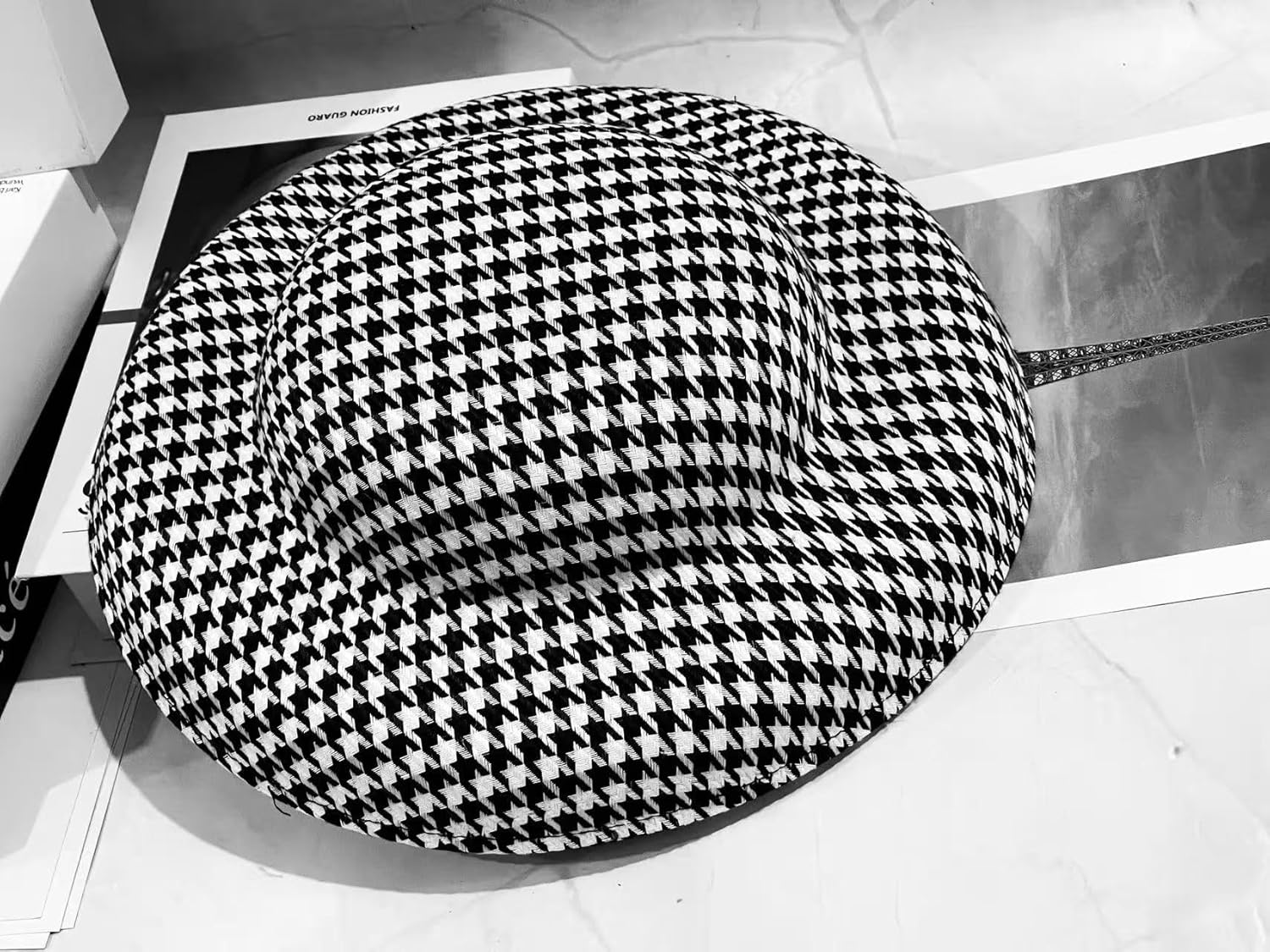 Houndstooth Fascinators Hat -Women Church Hats Formal Kentucky Dress Derby Hats Elegant 2025