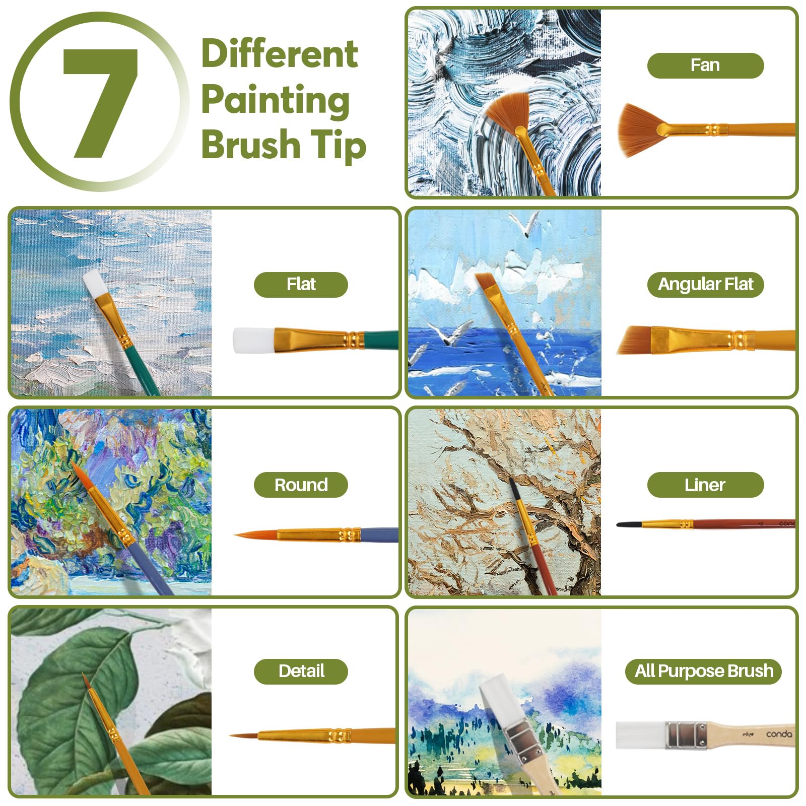 Pinceaux Aquarelle Professionnel Lot De 24 Pinceaux De Peinture Acrylique, Professionnel Nylon Art Pinceaux, Artiste Pinceaux Artiste Peintre