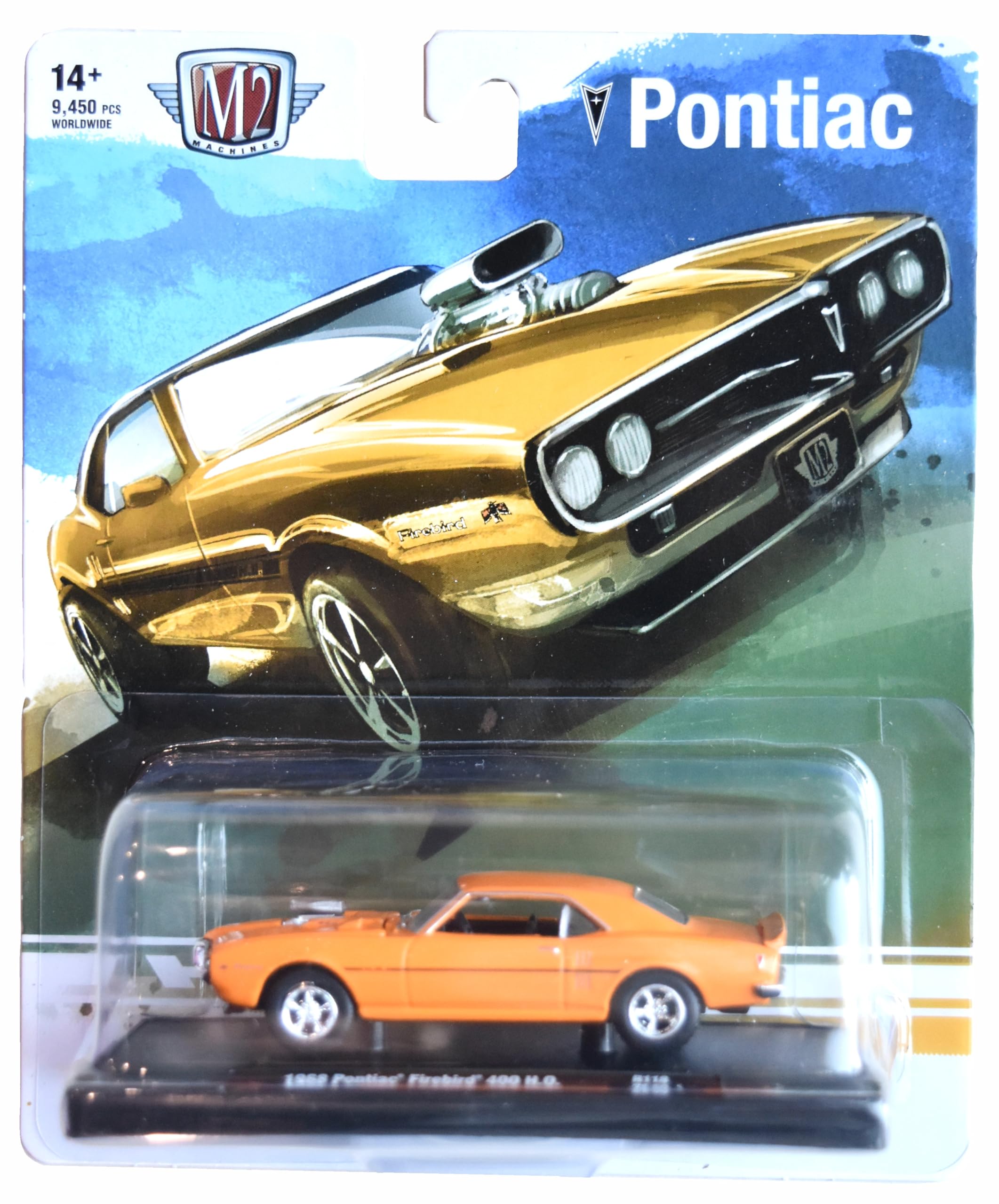 M2マシーン　1968　ポンティアック　ファイアーバード　カタログパッケージ Amazon.com: M2 Machines 1968 Pontiac Firebird 400 H.O., 9450 pcs