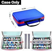 Vista 3 de GWCASE Toy Car Organizer Case Compatible with Hot Wheels & Matchbox. Storage Holder Carrying Container Bag Fits for Hotwheels/for Diecast Mini