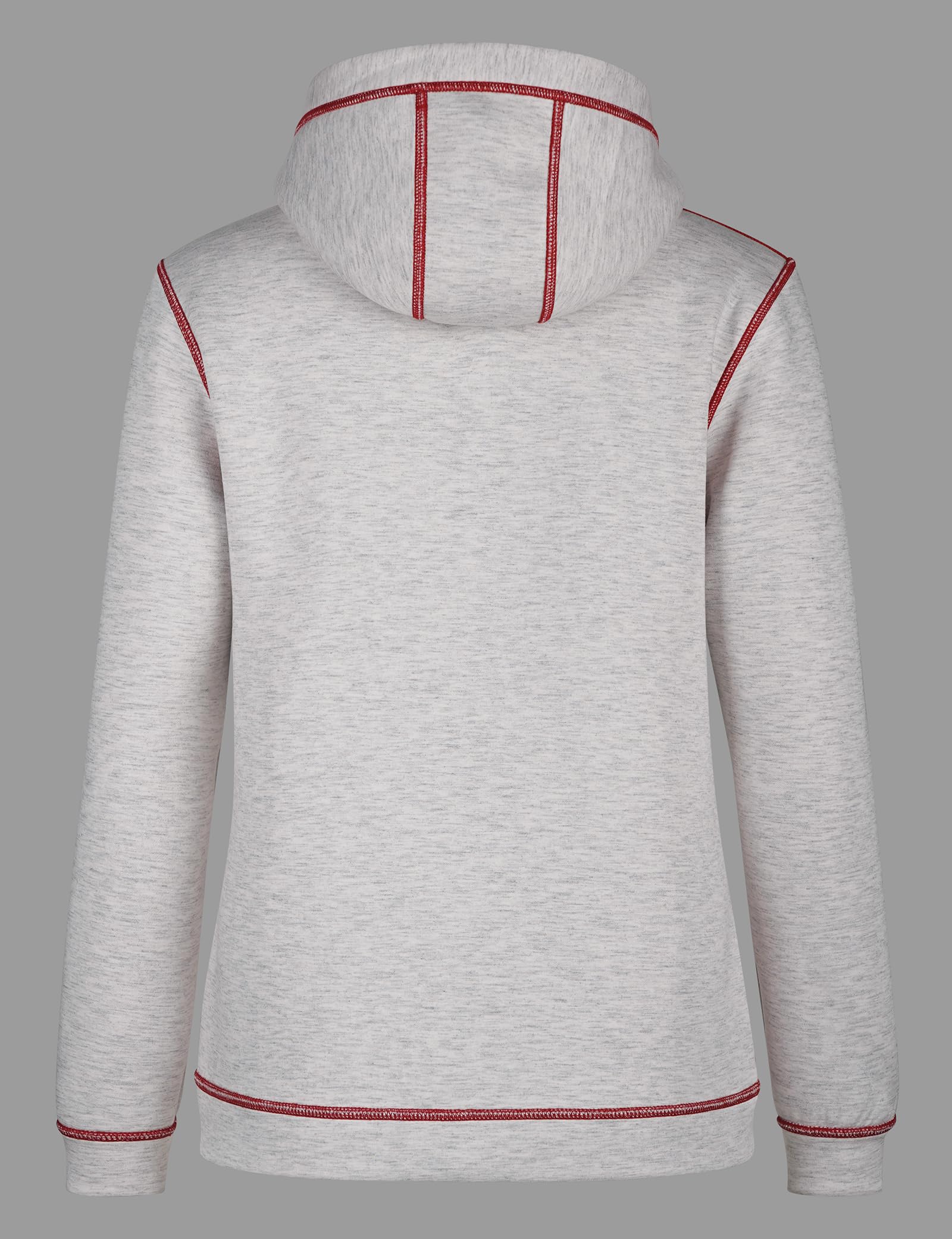 Sudadera con capucha para mujer, reversible, con cremallera completa, suave, transpirable, ajuste regular, estilo personalizable, perfecta para viajes, uso casual y capas