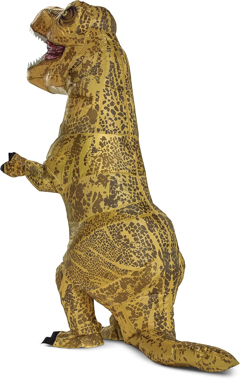 Disguise Jurassic World T-Rex Costume, Inflatable Dinosaur Costume for Kids, Children's Size, Fan Operated Expandable Blow Up Jumpsuit