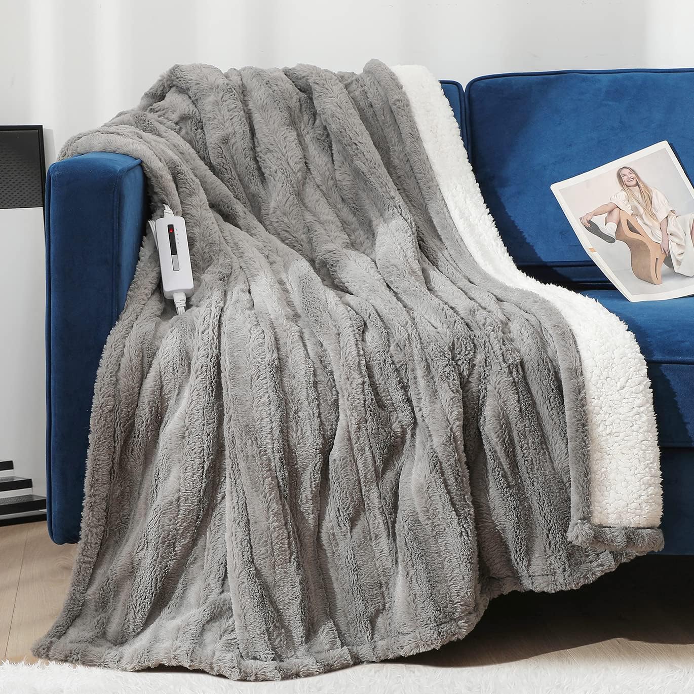 JTE Heated Blanket Electric Throw 50 x 60 Nigeria | Ubuy