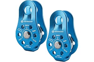 NewDoar Fixed Plate Micro Pulley for Rope
