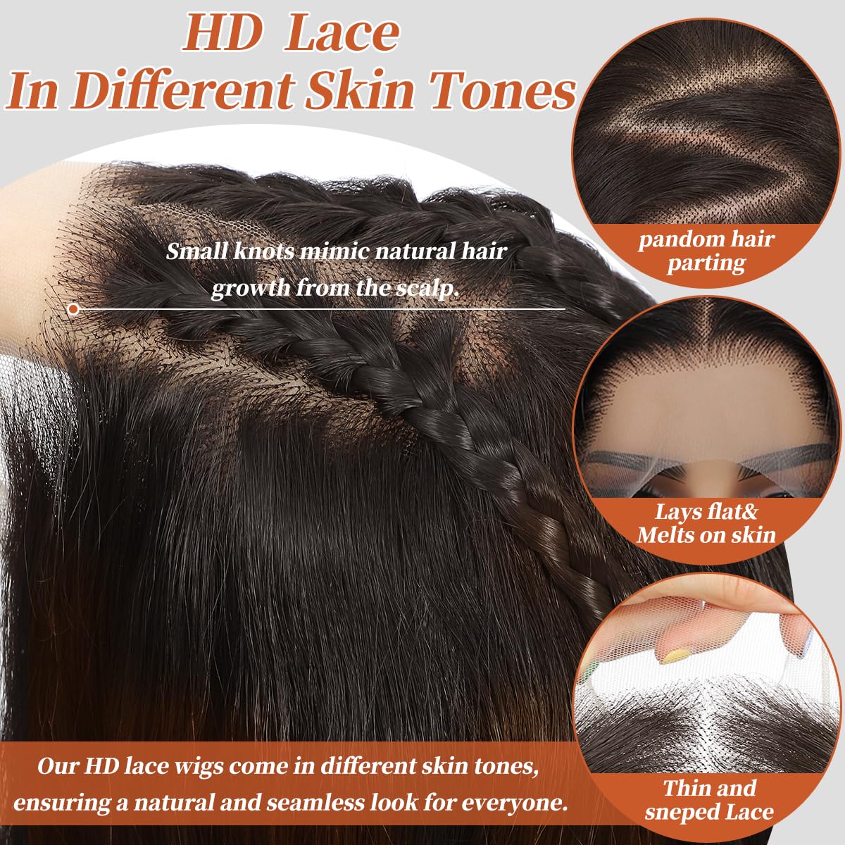 Synthetic 13x4 HD Lace Front Wigs Pre Plucked 26 Inch Long Wavy Ombre Burgundy with Black 100% Futura Premium Lace Wigs For Black Women Ready to Wear Daily Party Use