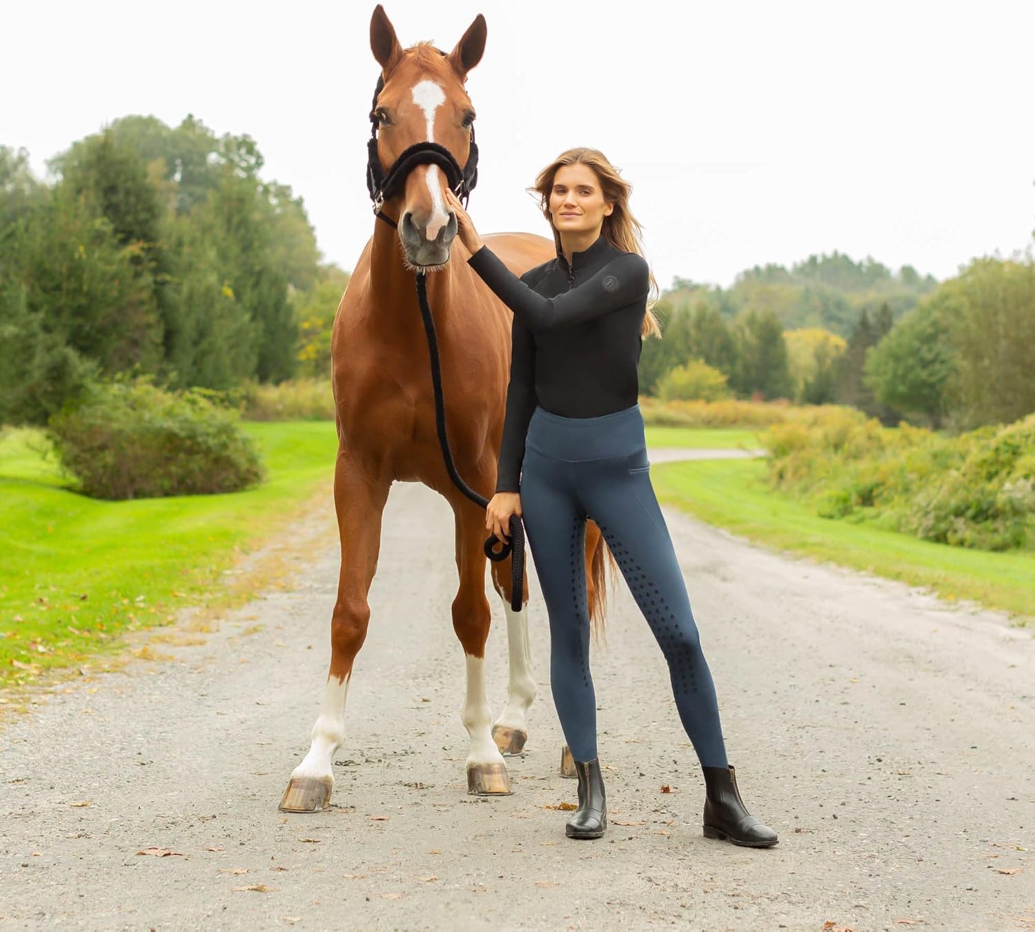 Equinavia Tora Premium Womens Leather Zip-Up Paddock Boots | Equestrian Horse Riding Boots - Image 7