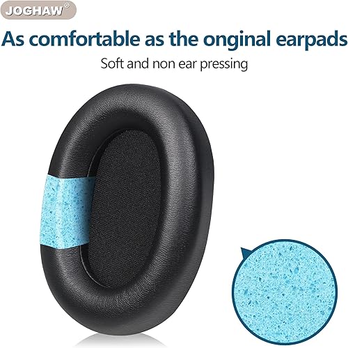 Miniatura 3 de Almohadillas de repuesto para auriculares Sony WH-1000xm5 (WH-1000xm5), almohadillas de repuesto de piel de proteína suave, espuma viscoelástica