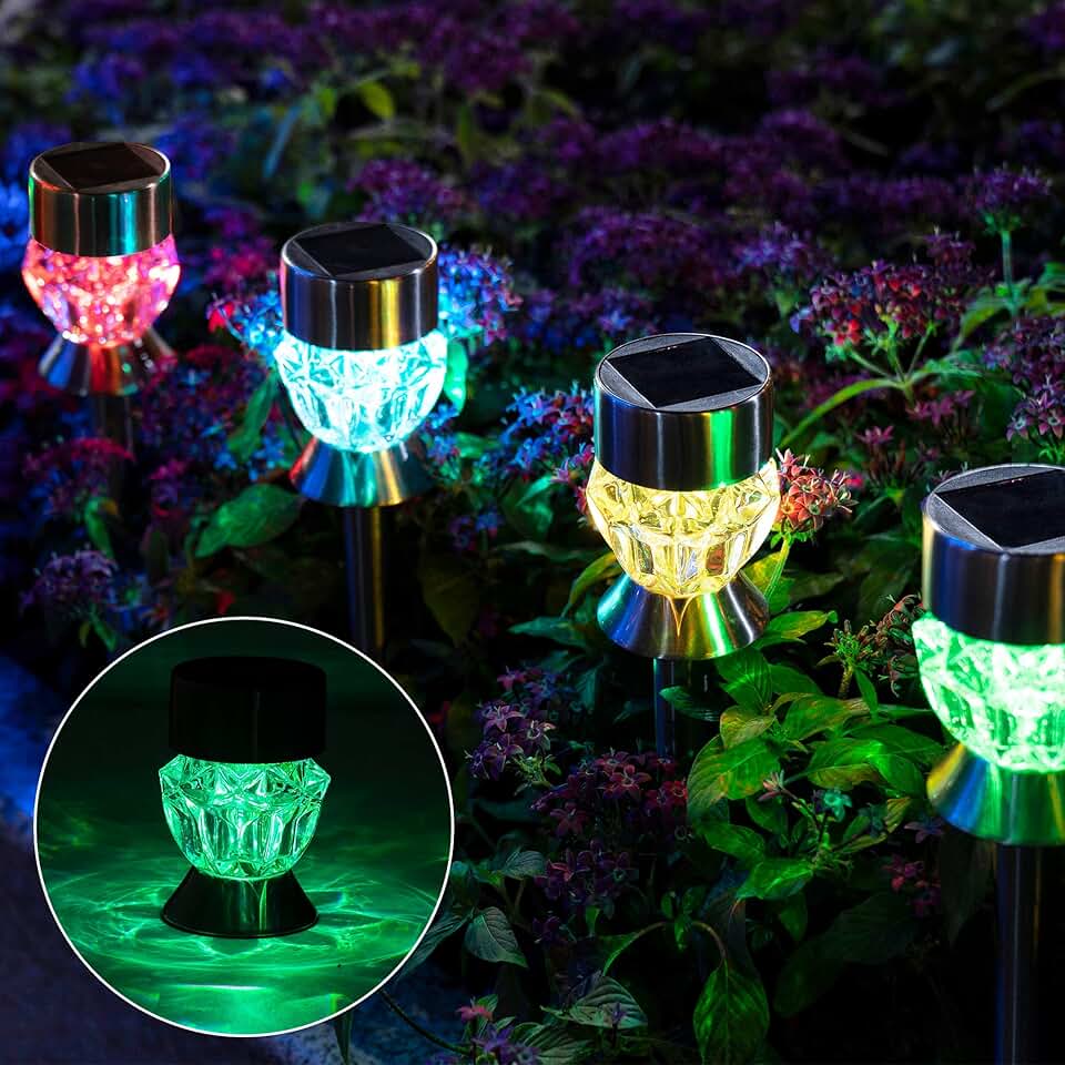 color changing solar lights