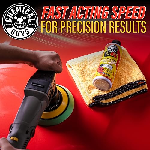 Miniatura 9 de Chemical Guys Compuesto de corrección de corte transparente C4 y P4 y pintura de precisión Perfection Polish Combo  Elimina arañazos, remolinos,