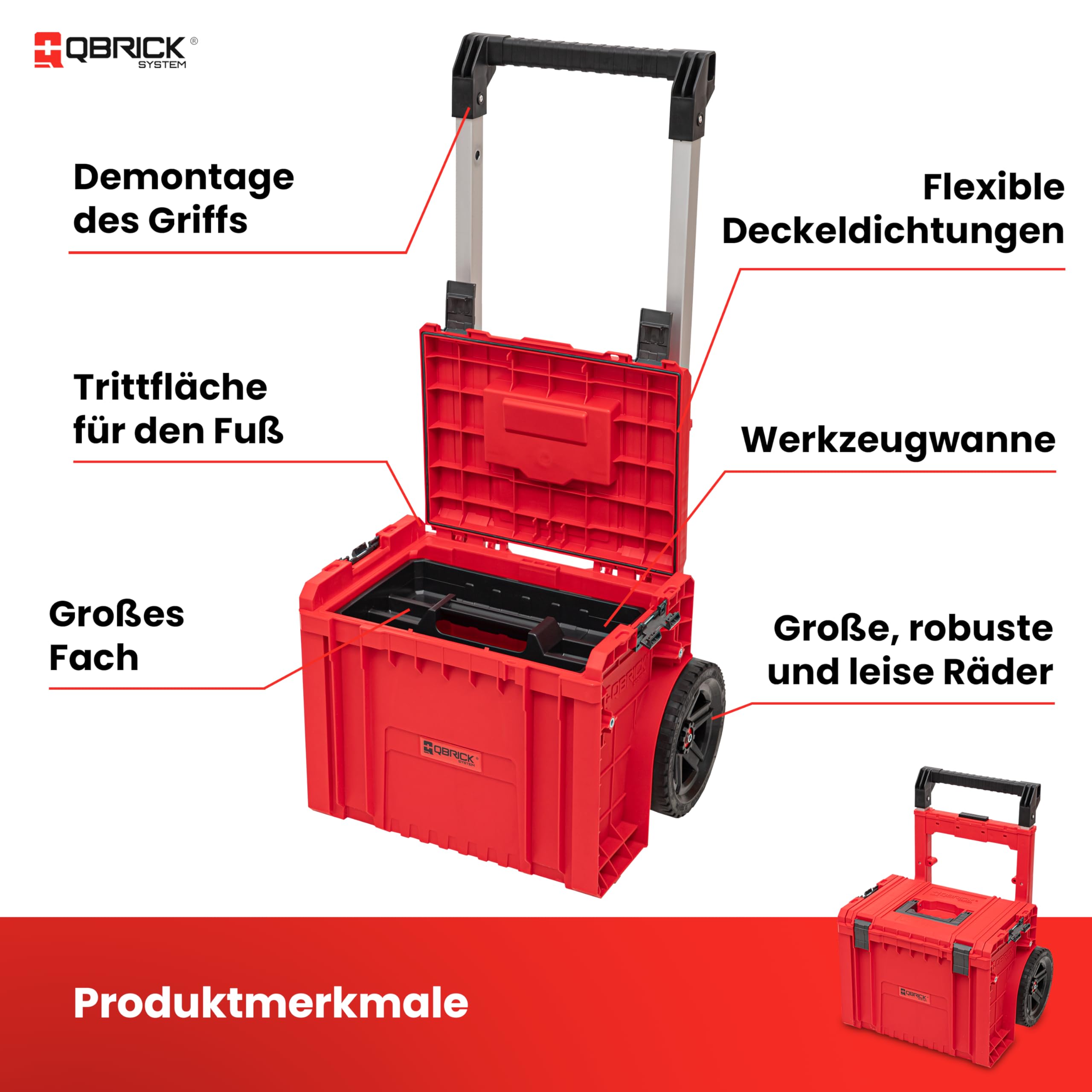 Qbrick System PRO Cart 2.0 PLUS RED ULTRA HD