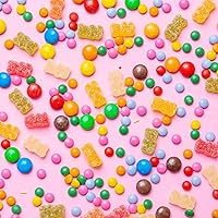 Vista 2 de Yupik Mini regaliz Allsorts con sabor natural, 2.2 libras, paquete de 1