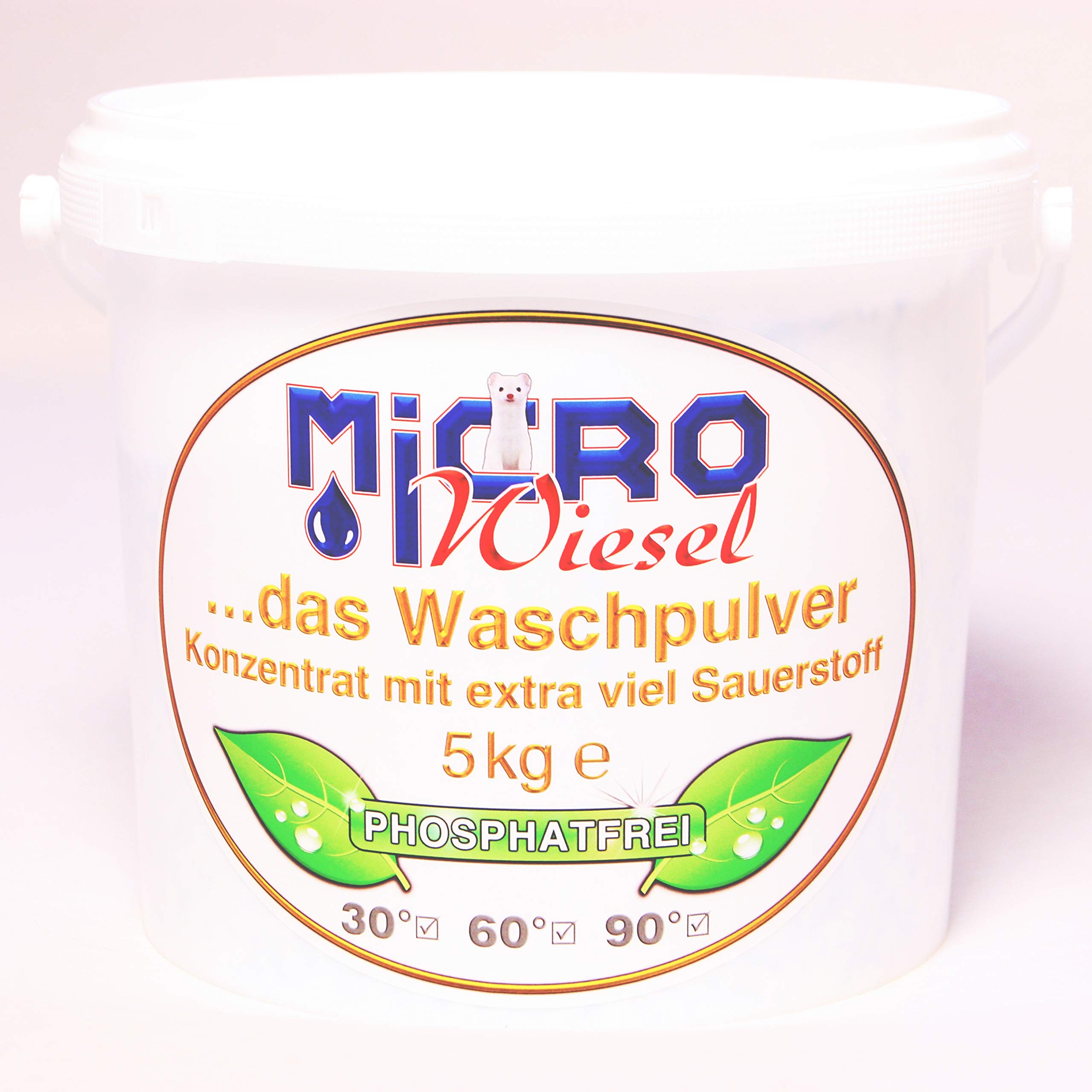 Microwiesel das Waschpulver, Konzentrat mit extra viel Sauerstoff, 5kg inkl. Messlöffel