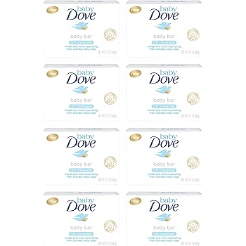 baby dove bar soap rich moisture 3.17 oz 8 bar