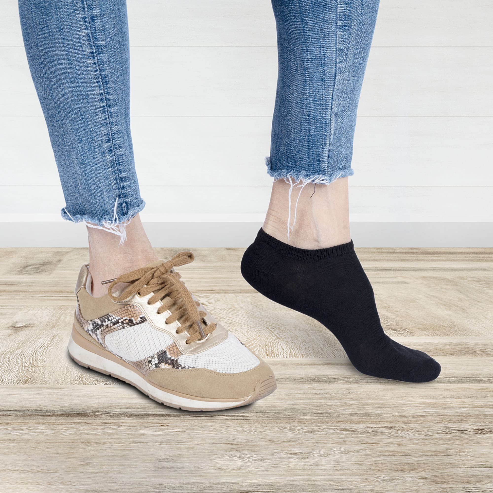 9/15 Pares Calcetines cortos Unisex de Algodón con 200 Hiladas | Calcetines Tobilleros Hombre y Mujer para el día a día.