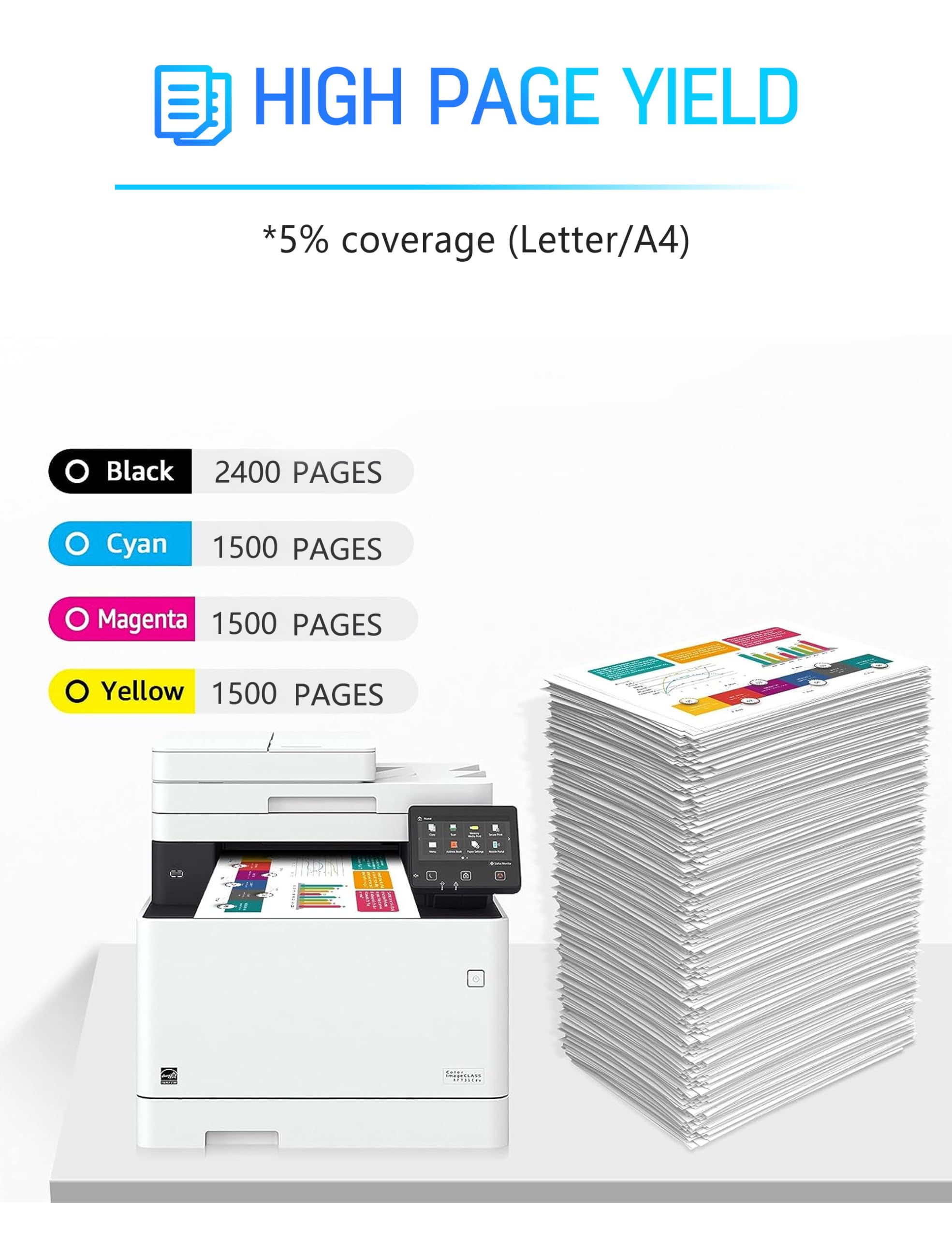 Amazon.co.jp: 互換トナーカートリッジ 4個パック Canon 131 131H用