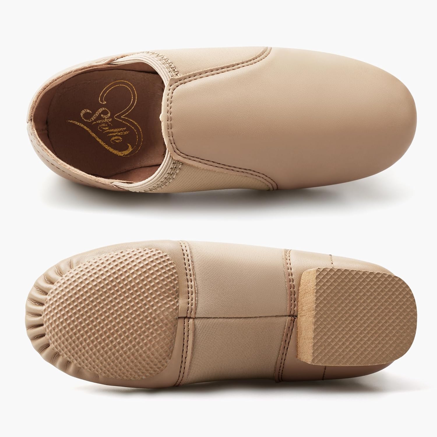 Stelle Jazz Shoes for Girls and Boys PU Leather Slip-On Jazz Dance Shoes - Image 5