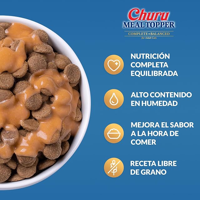 Foto 4 de 6 de INABA Churu Treats For Cats Meal Toppers
