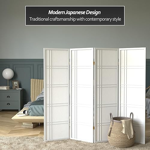 Miniatura 40 de Red Lantern DC60-WHT-5P - Divisor de habitación, 5 paneles, color blanco Blanco,Negro