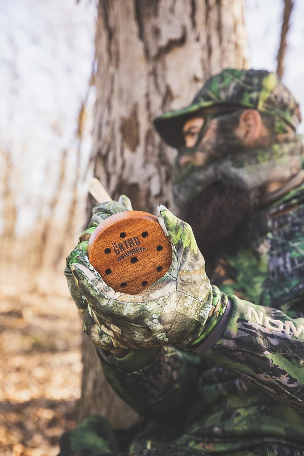 THE GRIND Pot Calls, Turkey Pot Calls Perfect for Novice and Pro Hunters, Multiple Designs & Sizes, Bark'n Betty II