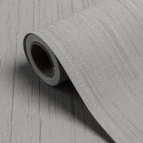 Miniatura 15 de Papel tapiz adhesivo texturizado de tela de pasto azul marino, 15.7 x 120 pulgadas, autoadhesivo, extraíble, para gabinetes y encimeras Azul