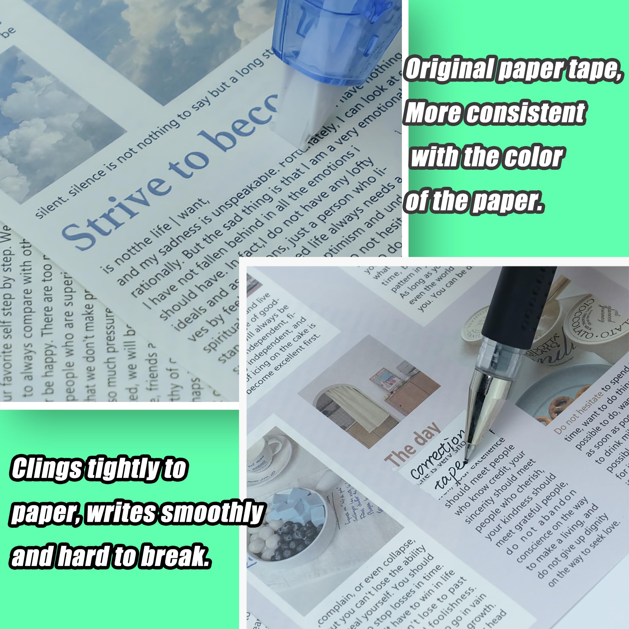 Amazon.co.jp: Jovanssen 修正テープ 12本パック 13フィート ホワイト