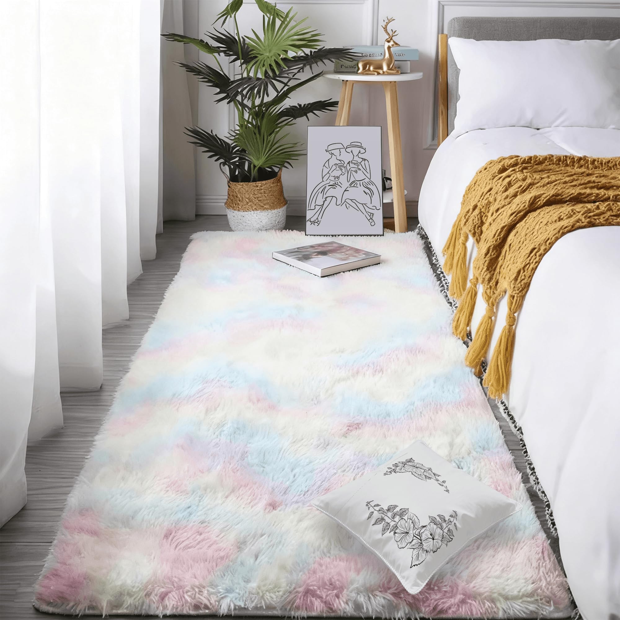 Tapis de salon extra large 210x350 pour intérieur et canapé natte
