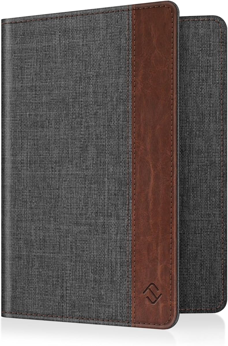 FINTIE Passport Holder, Slim Travel Wallet RFID Blocking Card Case Cover Passport Cover Protector Essentials with Credit Card Slots for Women/Men