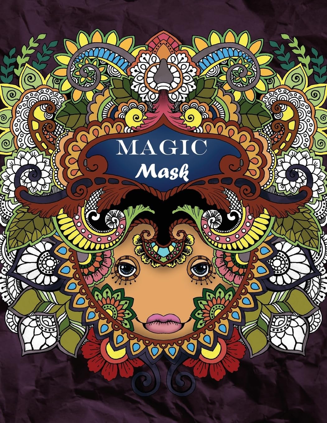 Magic Mask: Adult coloring book
