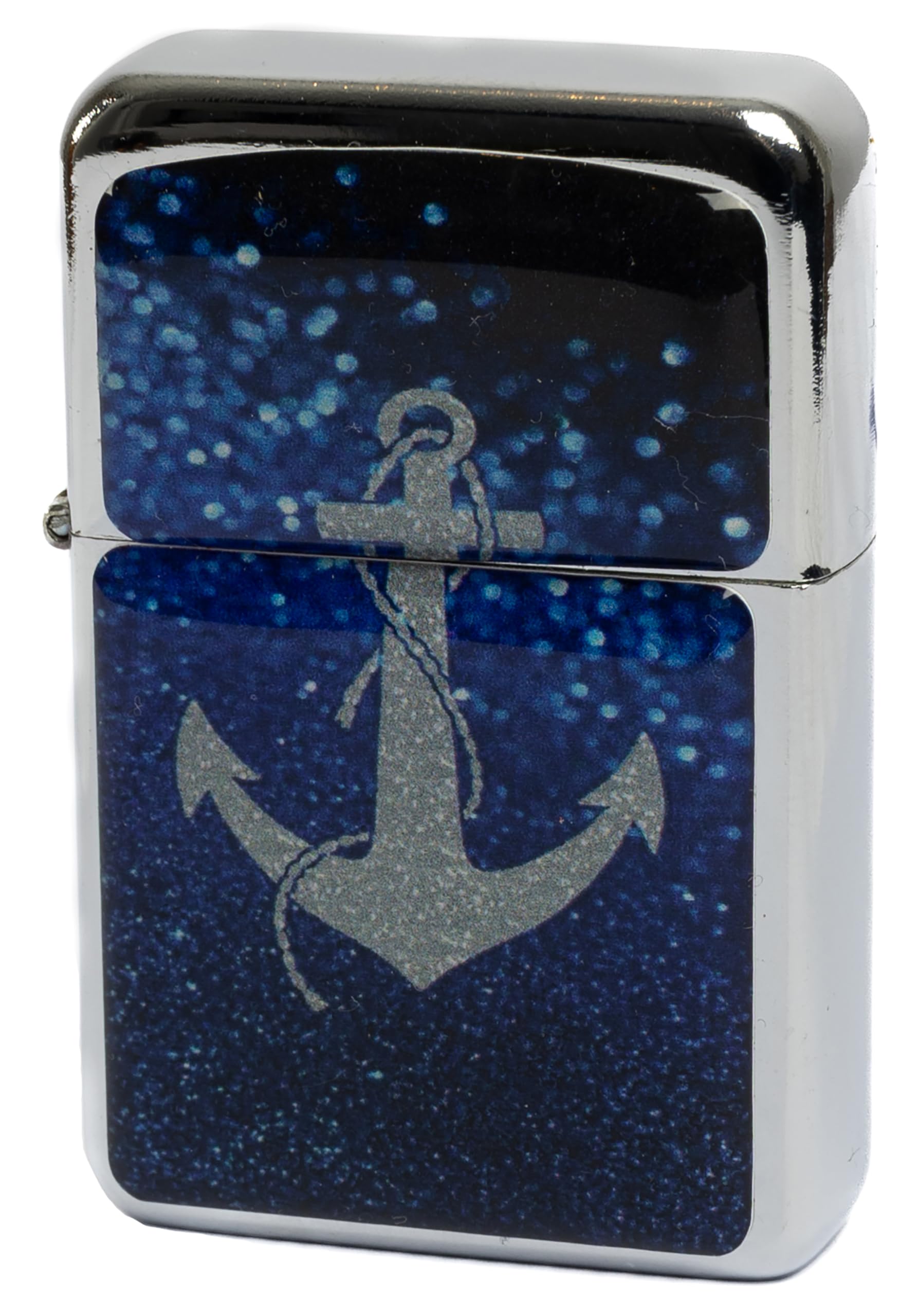 Petrol Oil Windproof Lighter - Anchor