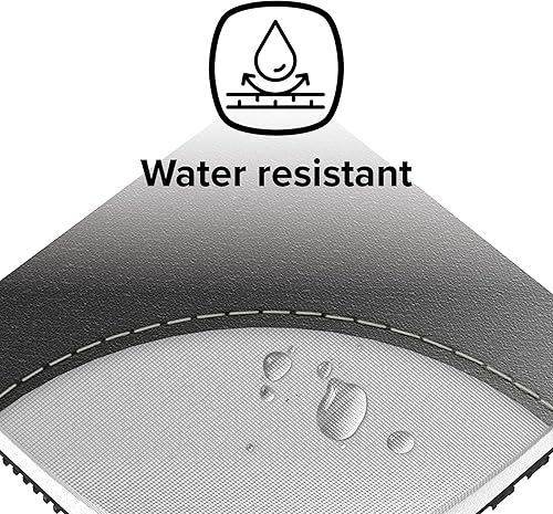 Miniatura 10 de Diono Super Mat - Paquete de 2 protectores de asiento de automóvil para asiento de automóvil infantil asiento elevado y mascotas probado en choques