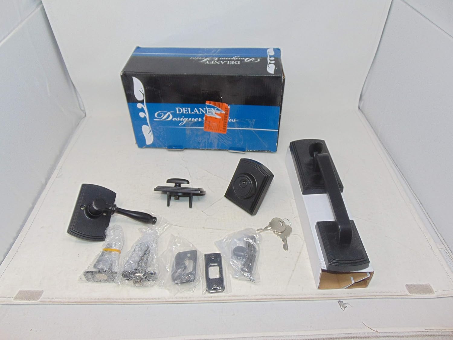 Bеѕt Cуbеr Mоndау 🔥 Delaney Hardware 374004AR Artino Handlesest, Single Cylinder Handleset, Black