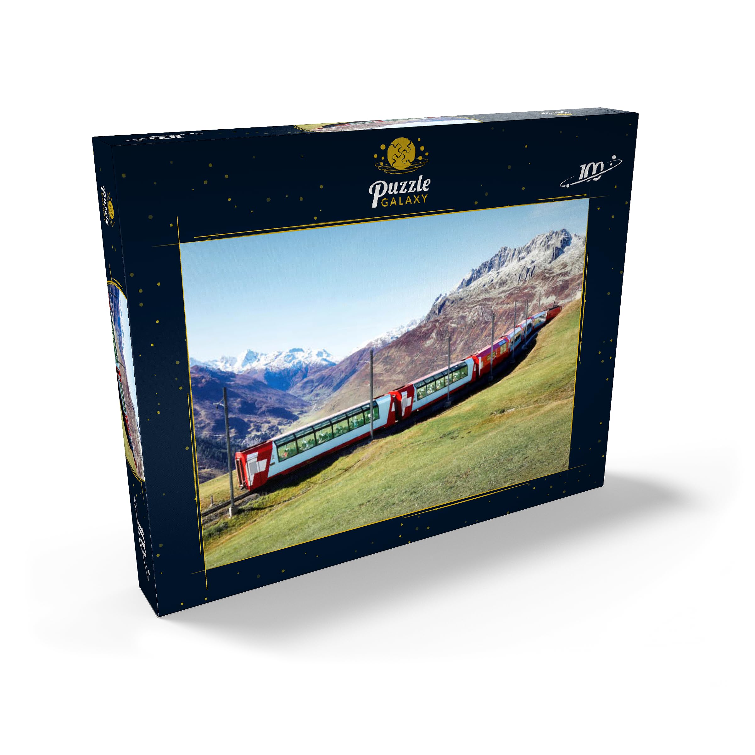 MyPuzzle „Kühe Auf Der Weide Mit Schloss Tarasp“ – 100 Teile Premium-Puzzle Für Kinder Ab 6
