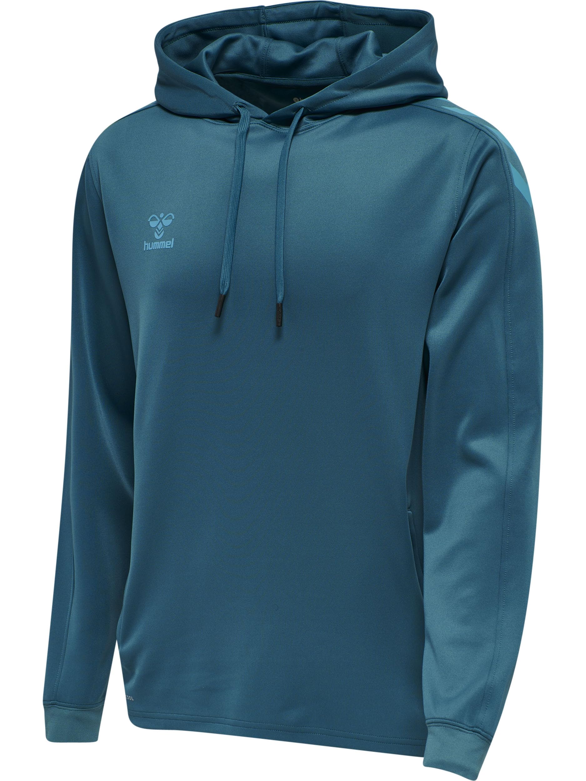 hummel, hmlCORE XK POLY SWEAT HOODIE, BLUE CORAL, S
