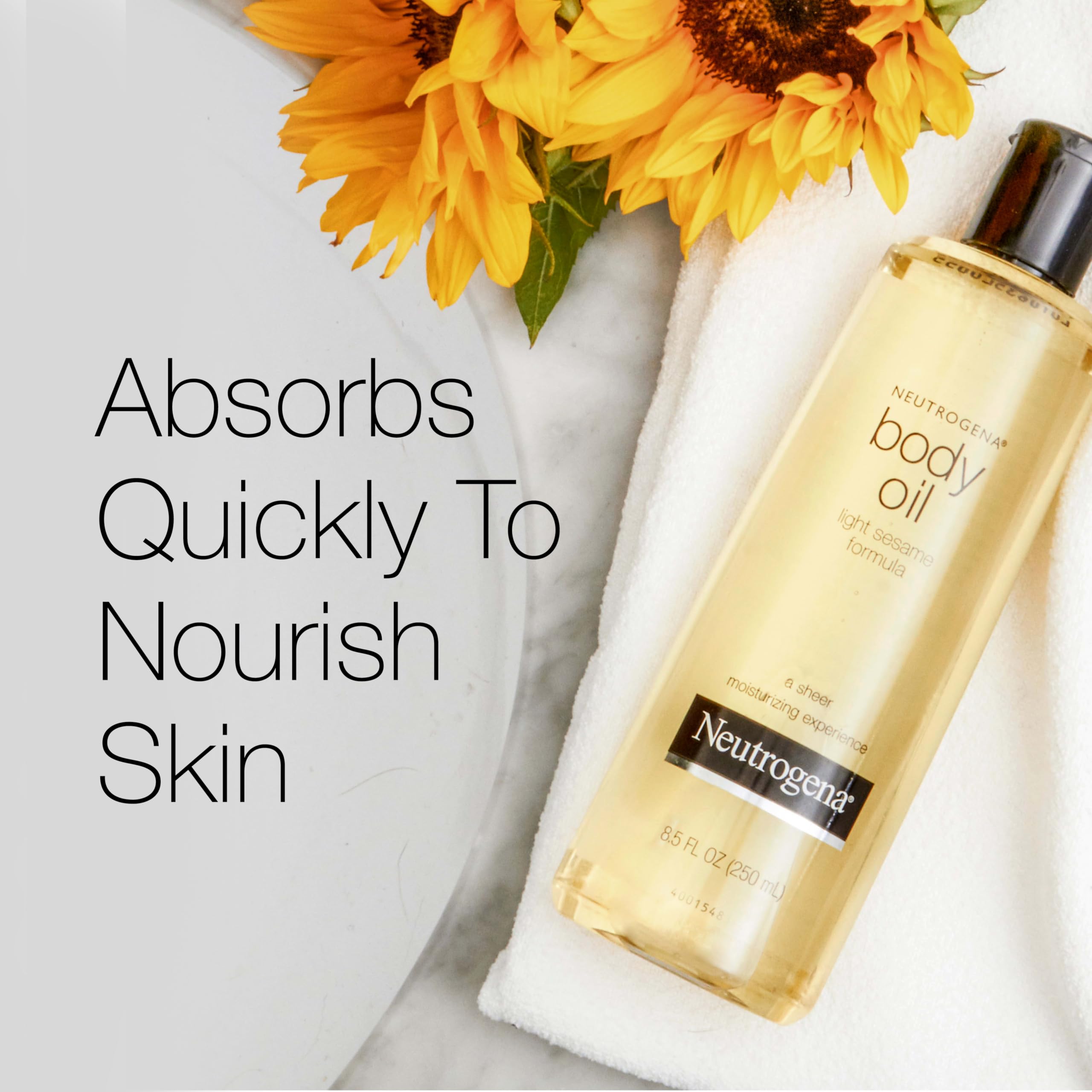 Neutrogena Body Oil Light Sesame Formula, Dry Skin Moisturizer