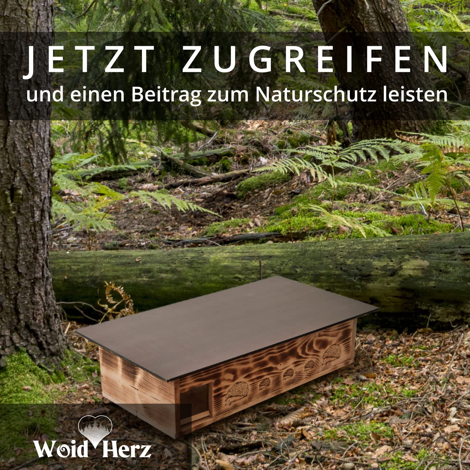 XXXL Igelhaus Neu (IG6) Igelhütte - Igelhaus mit Labyrintheingang und Rattenklappe - mit Boden und Abnehmbarer Dachöffnung zur leichteren Reinigung - inc. 2 Futterschalen
