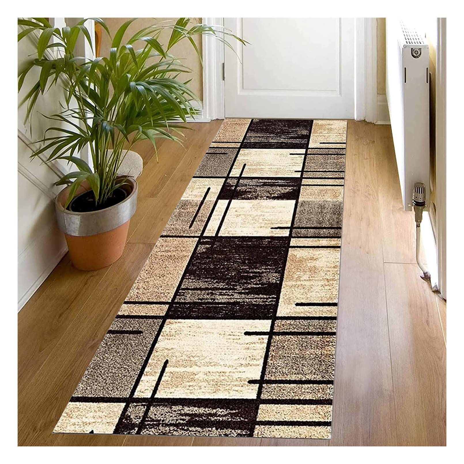 Tapis d'intérieur rétro et antidérapant pour salon et chambre