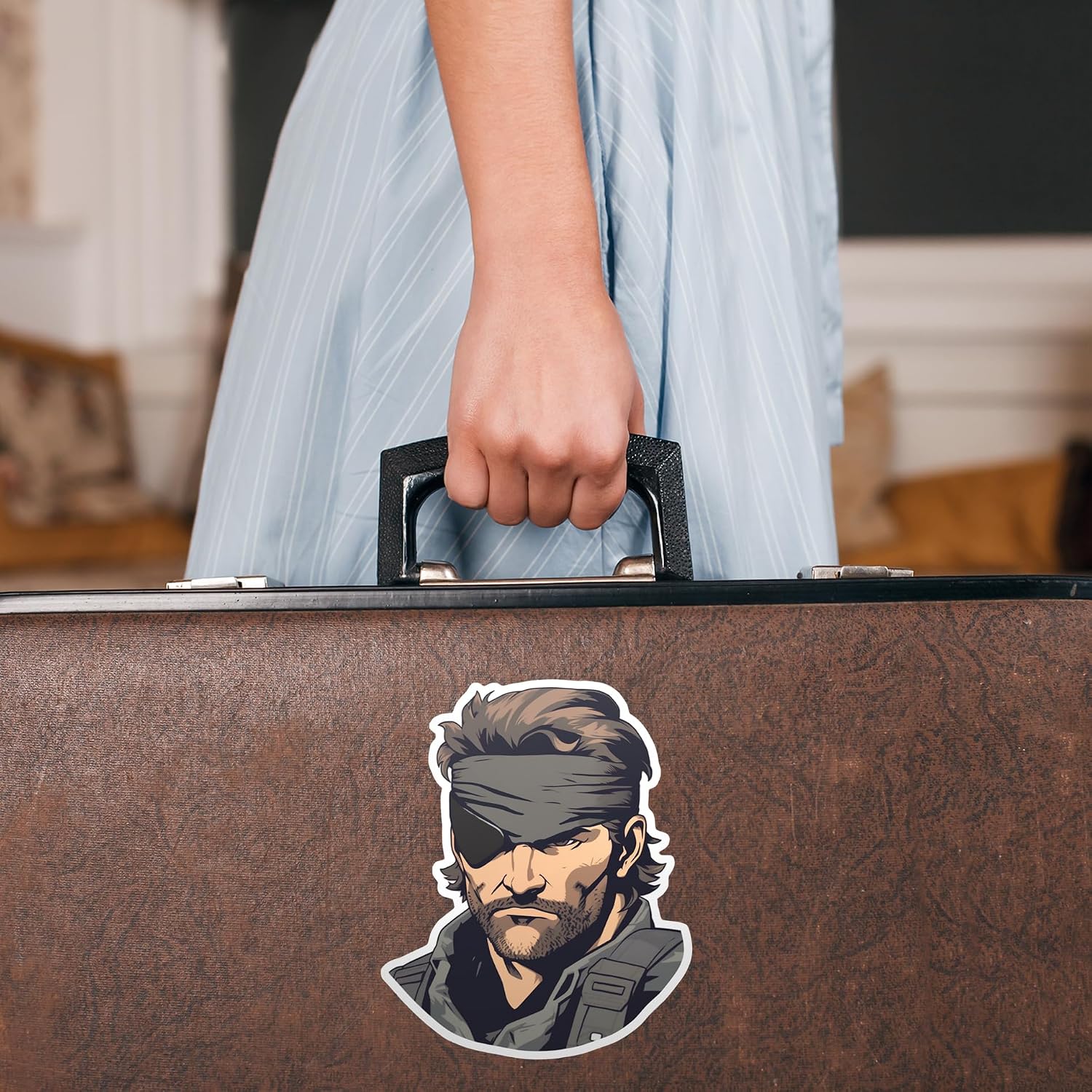 Metal Solid Big Boss Video Game Sticker Decal Notebook Car Laptop 4.5"x5.5" (Color) image 2