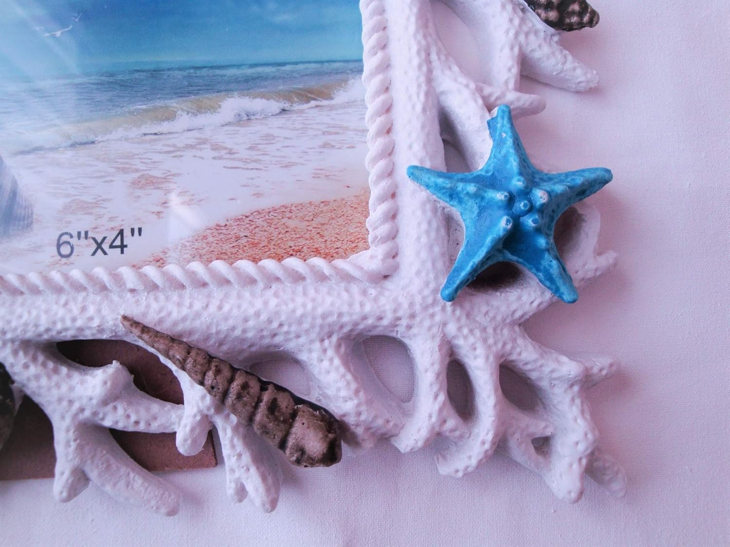 マリン風 壁掛け 3連 13 さかな ヒトデ フォトフレーム 写真立て 吊り下げ 木製 貝殻 全品送料無料 木製