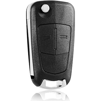 Opel Key Shell Flip Key 2 Buttons Replacement Suitable for Corsa D Astra H Zafira B Meriva A Vectra C Car Key Housing without Programming