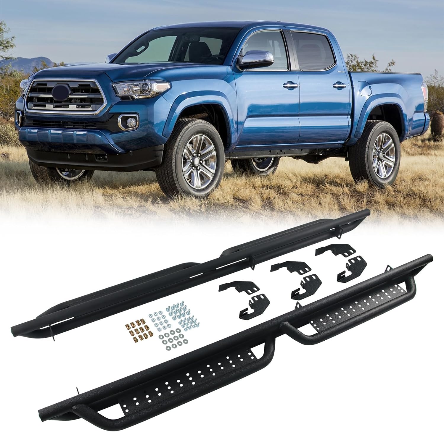 Side Step for Chevy Colorado/GMC Canyon Crew Cab 2015-2022 Running Boards Nerf Bar Protector