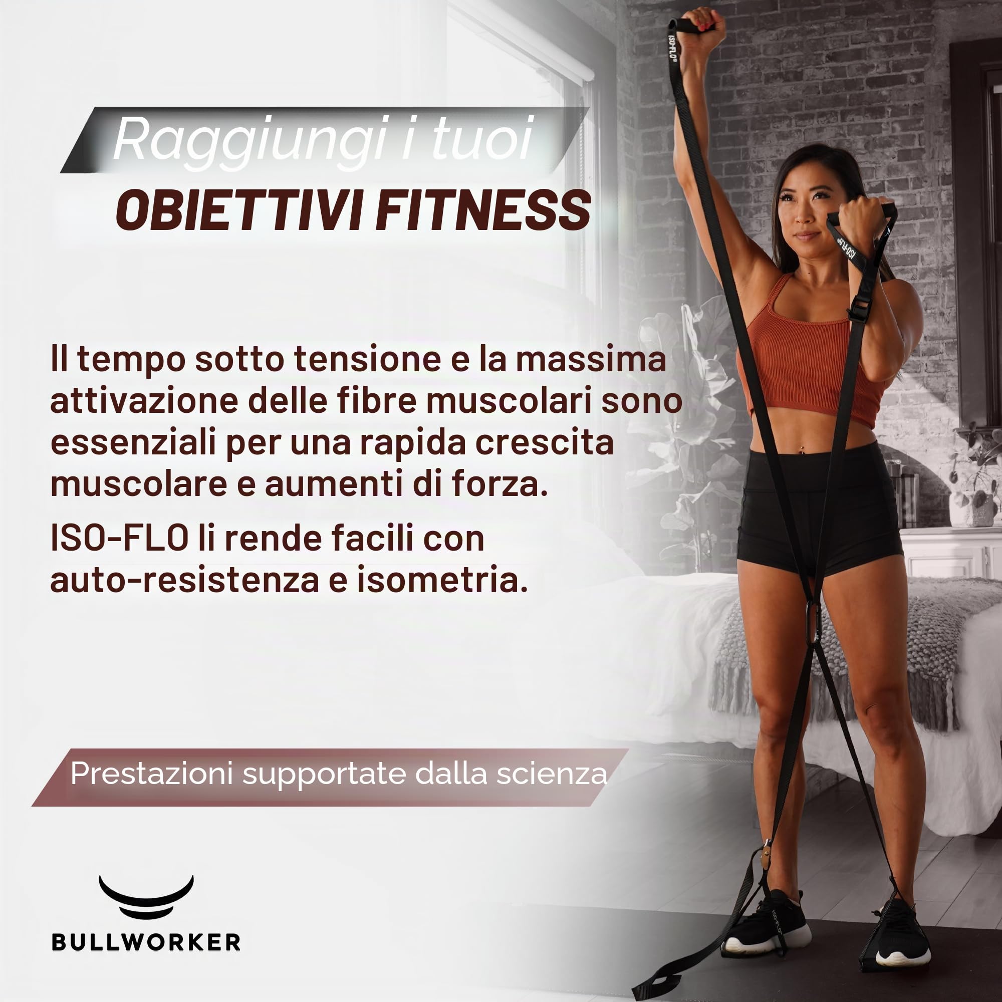 ISO-FLO by Bullworker - Total Body Fitness con isometria e ISO-MOTION per prestazioni di movimento