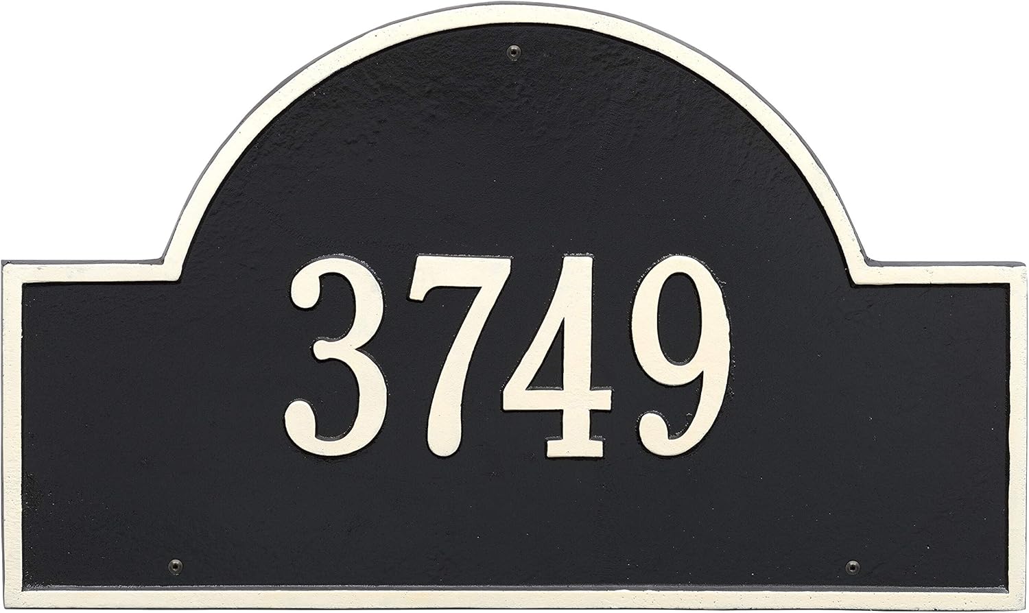 Large Address Plaque - MADE IN USA Custom Metal Address Sign Personalized With Your House Number # J0135 wall mount