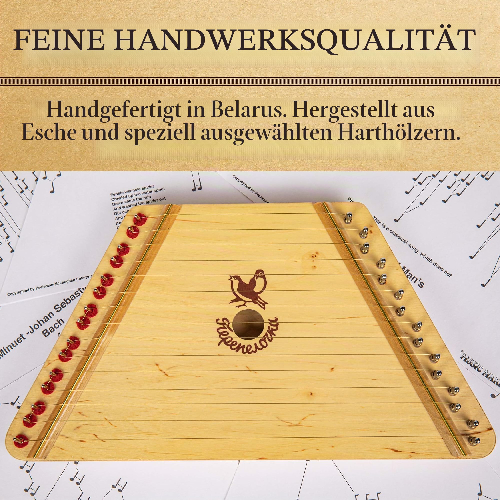Music Maker Lap Harfe mit Musik und Fall