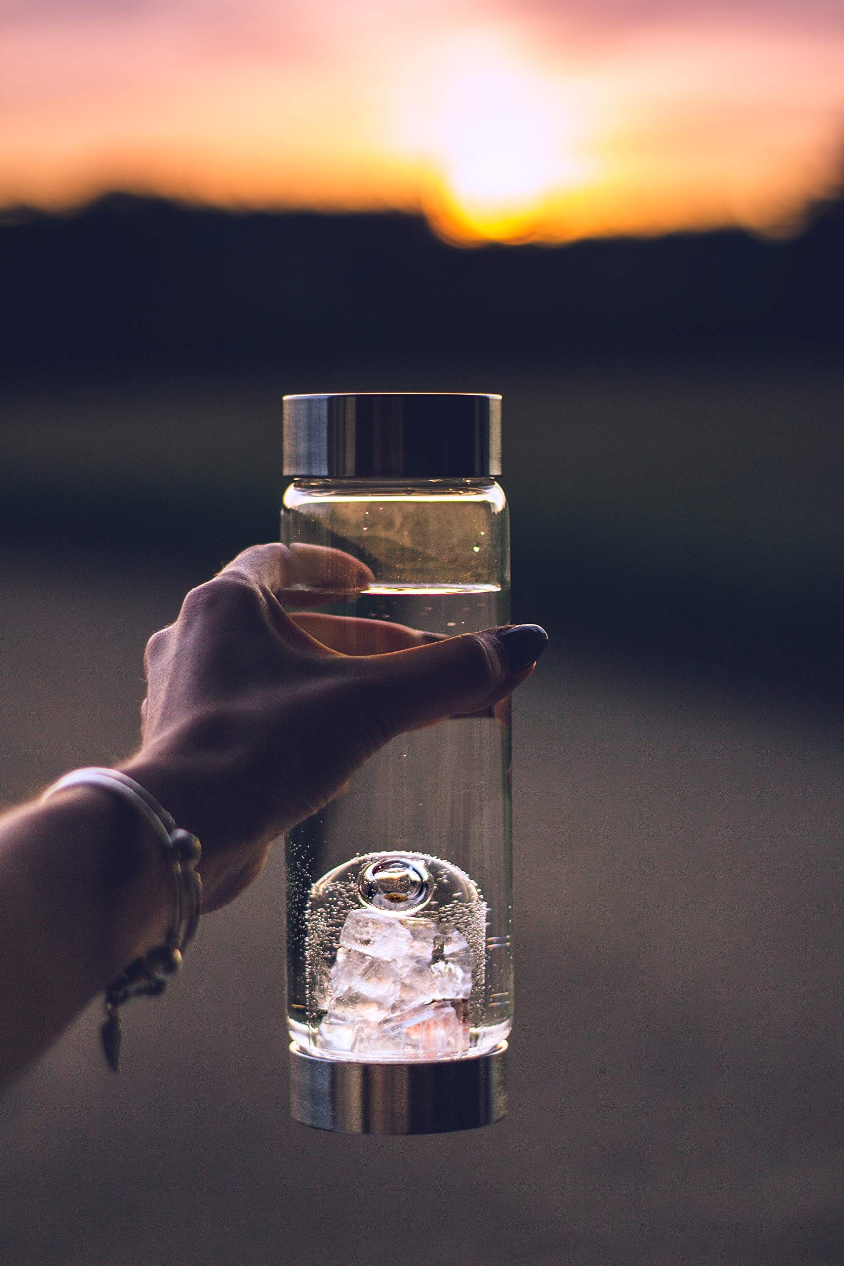 VitaJuwel ViA GOLDEN MOMENTS | Crystal Water Bottle with VitaJuwel ViA GOLDEN MOMENTS | Crystal Water Bottle with