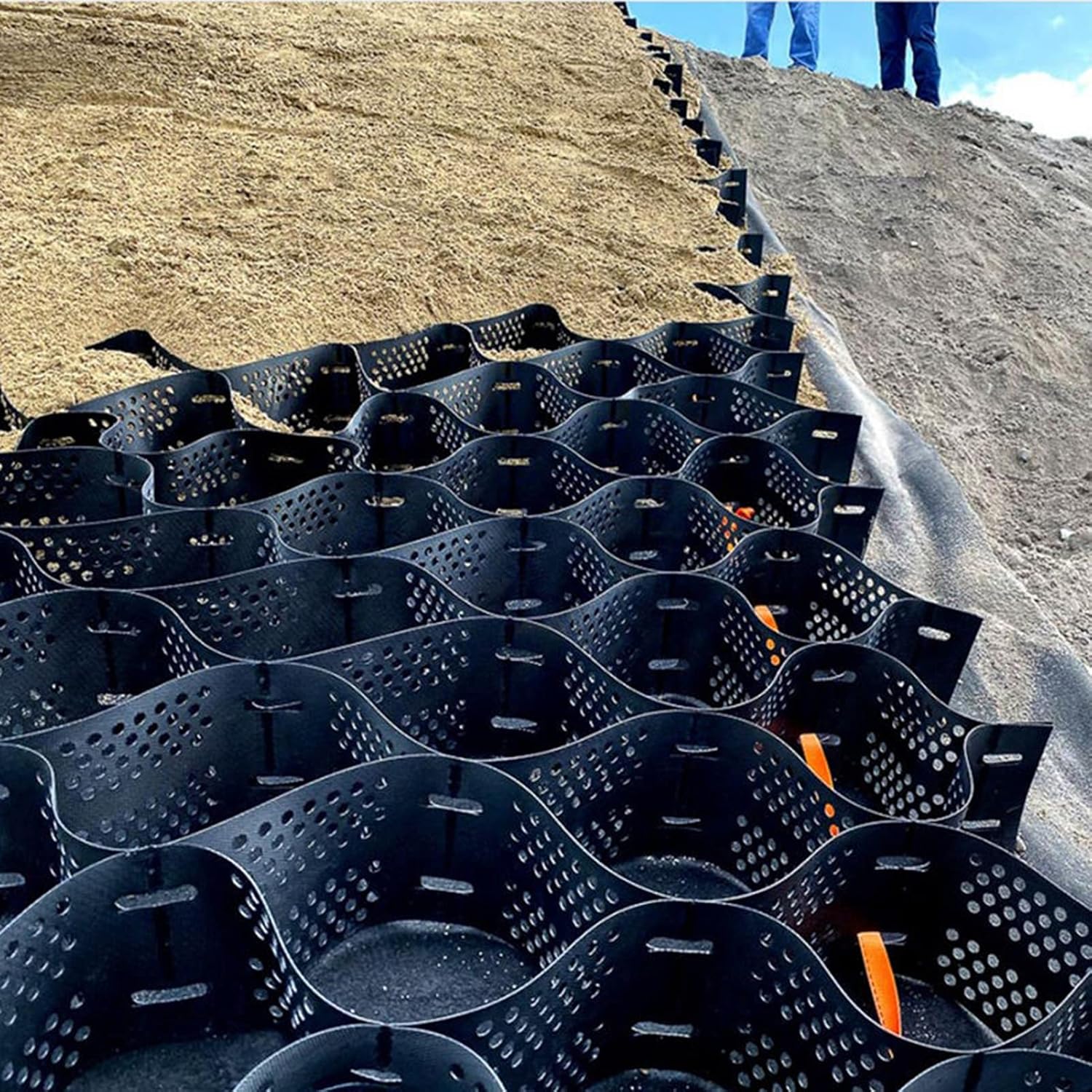 ROYUMI Ground Grid Upgraded Thick Permeable Pavers Gravel