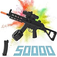 Vista 1 de Pistola eléctrica de bolas de gel, juguete automático lanzador de salpicaduras de doble modo, juguetes recargables de bolas de salpicaduras