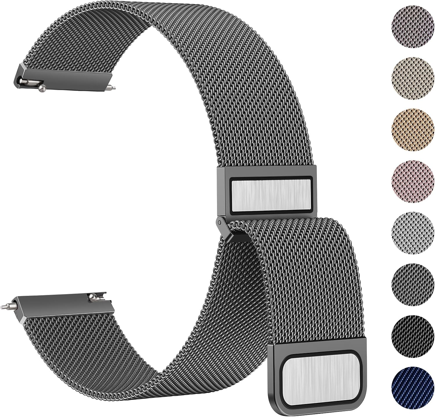 Meliya 20mm 22mm Watch Bands Stainless Steel Metal Quick