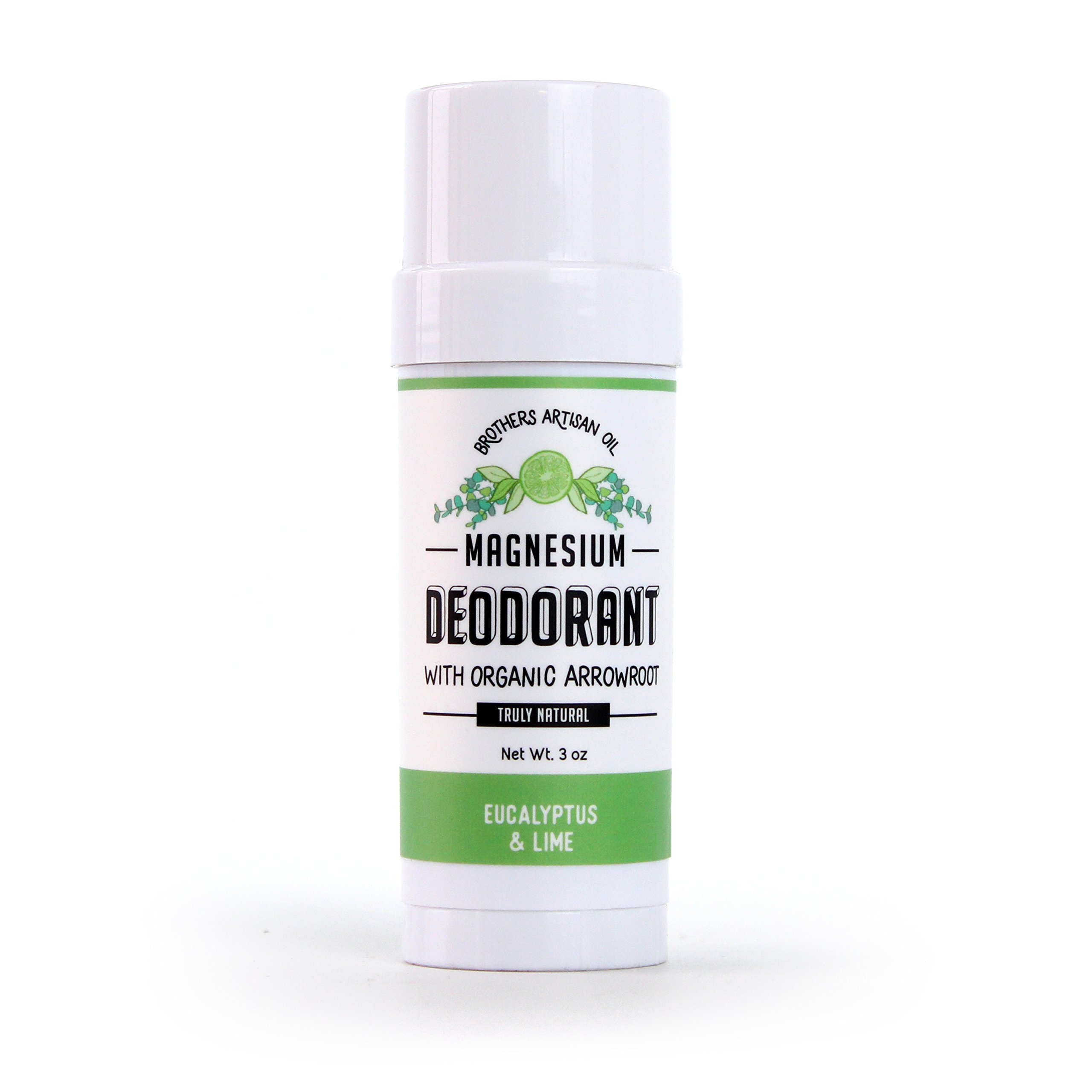 Brothers Artisan Oil Magnesium Deodorant (Eucalyptus & Lime)