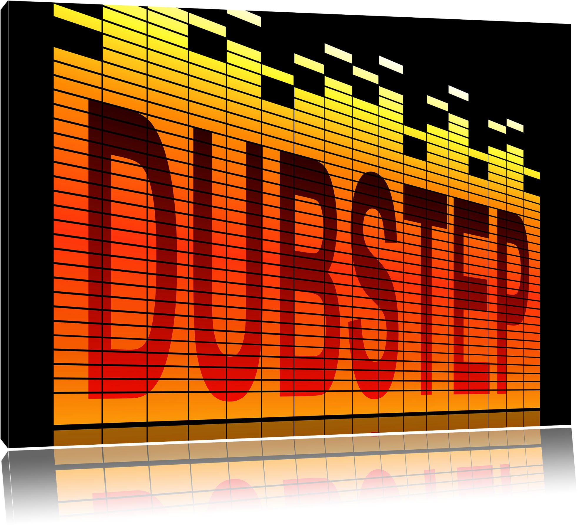 InstyleArt Dubstep Electro Musica Stampa su Tela 120x80 cm Artistica murale